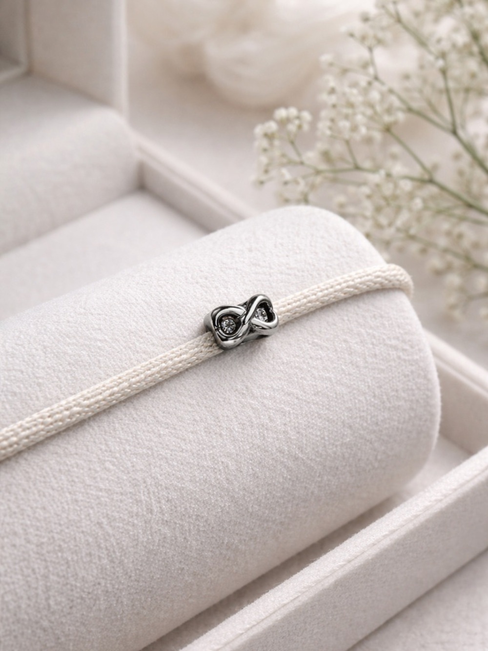 Pandora Sterling Silver Open Heart Spacer Charm 790456